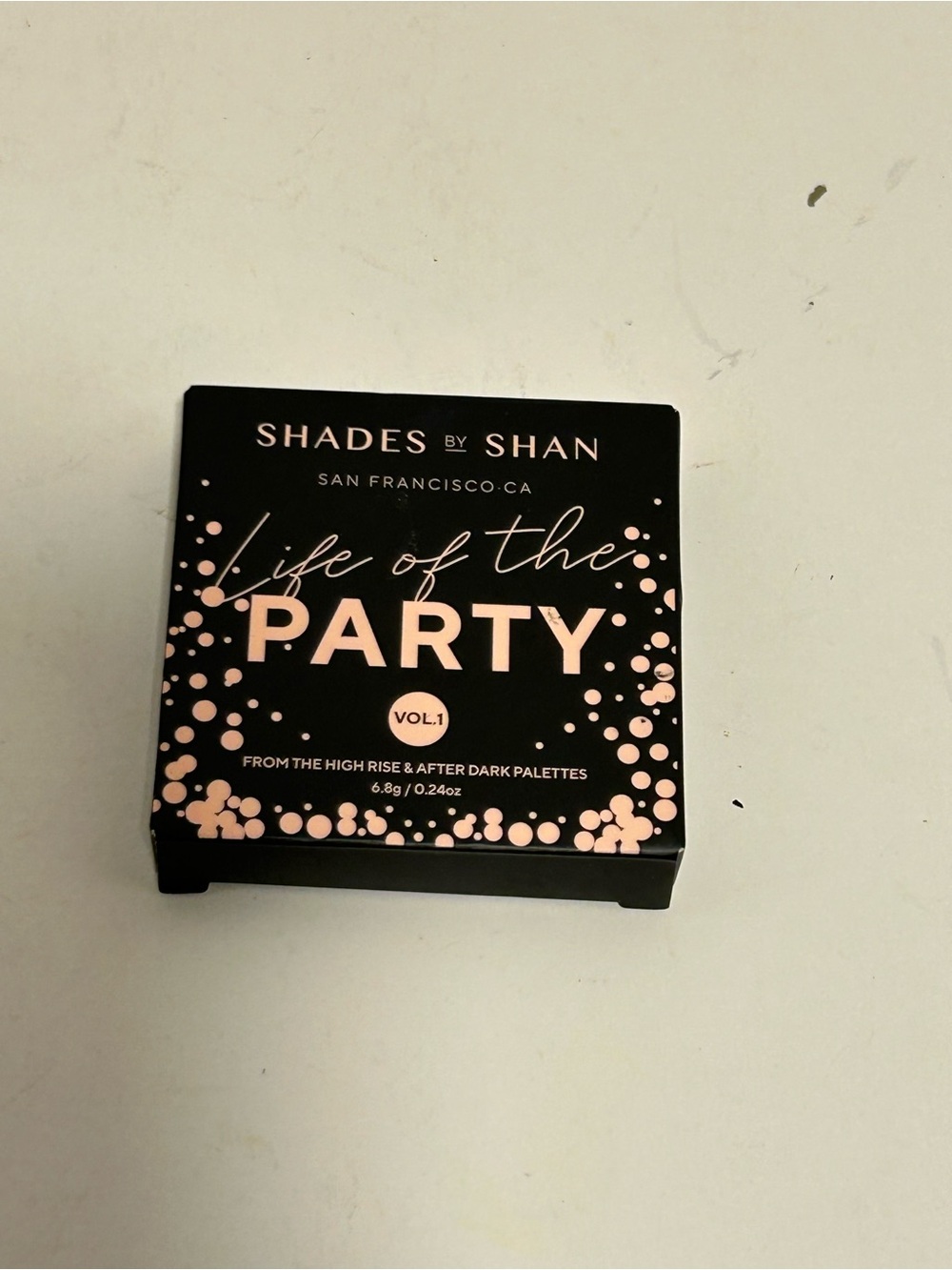 Shades by Shan Life of the Party Eyeshadow Palette - Black & Rose-Quad New